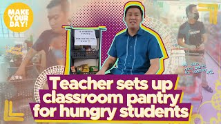 Teacher sets up classroom pantry for hungry students | Make Your Day