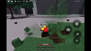 Part 2 of  Me and L4x01 cosplaying as Baller and Slicer! #roblox  #strongestbattlegrounds