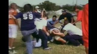 Coach Brawls With Parents During Pee Wee Football Match