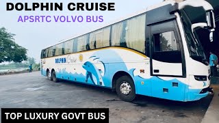 APSRTC DOLPHIN CRUISE Super Luxury Volvo B11R Multi Axle AC Seater Bus Journey