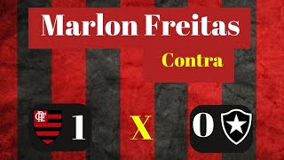 Gol do Flamengo Contra o Botafogo  1-0 Marlon Freitas