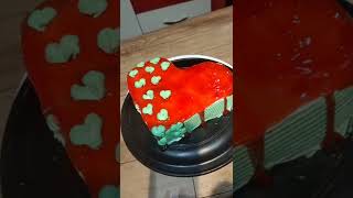 Red cake / red gel cake / Valentine's day special cake #redcake || Hema cooking vlogs