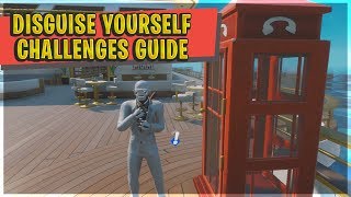 FORTNITE DISGUISE YOURSELF INSIDE A PHONE BOOTH - Guide & Locations