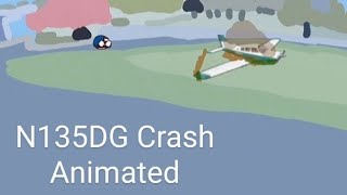 N135DG Piper PA-28 Crash Animated