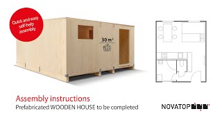 NOVATOP_Prefabricated wooden house_ Assembly instructions