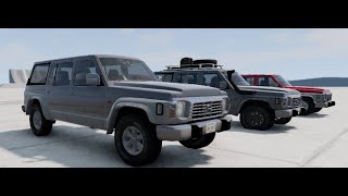 BeamNG Drive NISSAN PATROL Y60 1997 Crashtest+ Downloadlink