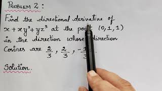 directional derivatives|| direction cosines (l,m,n)||vector differentiation|| lecture 1