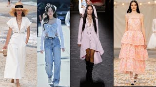 Chanel Spring Fashion design || beautiful design fashionable outfits