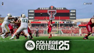 College Football 25: Baylor Bears vs. Texas Tech Red Raiders (PS5) (Full Game)