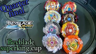 دور ربع النهائي من كأس بلابل السوبركينج | Quarter final in beyblade superking cup 🏆