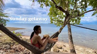 Exploring Samal Island: Beach day + no entrance beach & low budget trip 🌴🐚☁️ | Grace Godin