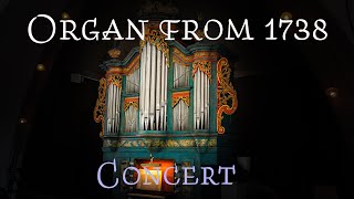 A concert from the Hedlund organ from 1738 in Sandviken, Sweden - Melker Stendahl plays