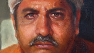 Live Portrait Painting ll Oil Painting ll Subscribe ll