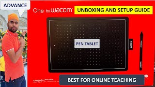 Wacom Pen Tablet Unboxing || Best Tool For Online Teaching || Installation Guide || Review || PkTech