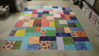 Making a quilt with my Mum