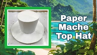 PAPER MACHE: Creating a Paper Mache Hat Using Folders