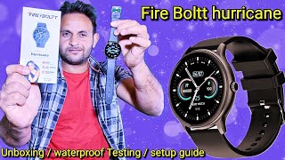 Fire boltt hurricane 1.3 full touch smartwatch