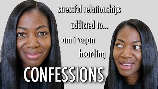 CHATTY vlog: confessions, pressing my hair, get ready with me, therapy perhaps?