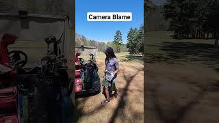 Blaming the camera being out vs. him not taking the easier punch out. #Golf #Funny #Comedy #Golfers