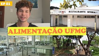 ALIMENTAÇÃO NA UFMG 🍽🥰 :  Valores, Restaurantes, Gosto, Como Funciona... | EP 01