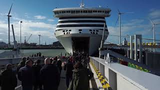 Eerste veerboot van Eemshaven naar Noorwegen vertrokken