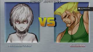 Accelerator vs Guile. MUGEN