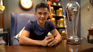 Indian captain Sunil Chhetri express his gratitude towards the fans after the win in SAFF Cup Final