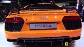 2016 Audi R8 V10 Plus   Exterior and Interior Walkaround   2015 Geneva Motor Show