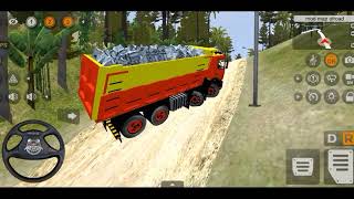 Materials Transport Truck simulator off road driving part-03