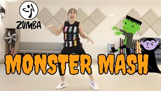 Monster Mash by Bobby Boris Pickett  || Halloween Zumba Choreography |  Squats