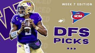 BEST PICKS FOR WEEK 7 IN COLLEGE FOOTBALL | PrizePicks +EV Picks