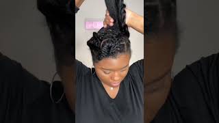 Quick Hair maintenance. #naturalhair #naturalhaircare #protectivestyles #haircare