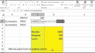 PROCV PARA APRENDER!