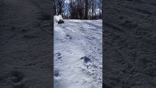 Traxxas Rustler Shredding Snow! #shorts #traxxas