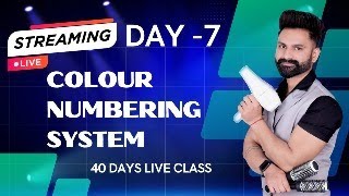 Day-7 | Hair Colour Numbering System | Live Colour Class | Tube Numbering | Hair Colour | Hair