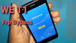 WE T1 Frp Bypass / WE T1 Google Account Unlock