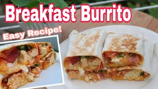 BEST BREAKFAST EGG BURRITO | EASY RECIPE