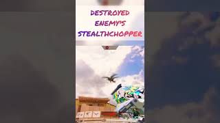 DESTROYED enemy's Stealth Chopper | Call of Duty Mobile Season 7 #short #shorts #cod #codm