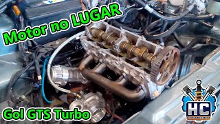 MOTOR NO LUGAR do GOL GTS Turbo parte 3