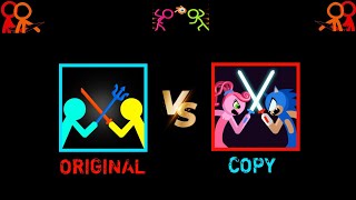 supreme duelist stickman 🇷🇺 🇧🇷 original vs copy 🇻🇳 #animation #gaming #shorts #funnyvideo