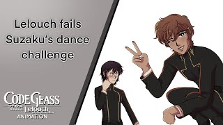 Lelouch fails Suzaku’s dance challenge - Code Geass Animation