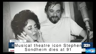 Musical theatre icon Stephen Sondheim dies at 91