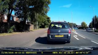 Another idiot in Aylesbury - these idiots can't read the road markings