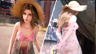 see through Sunny Robe Aerith - (Ever Crisis) FINAL FANTASY 7 REMAKE | RTX 4090 Ultra High Graphics