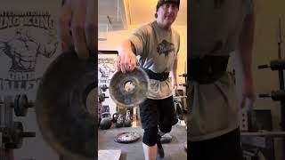 Double Jack LaLanne Vintage 50 LB Plate Hub with 5 LB added each.