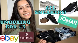 Unboxing 15 Pairs of Sneakers from Jomar to resell on eBay and Poshmark | Sourcing Online |