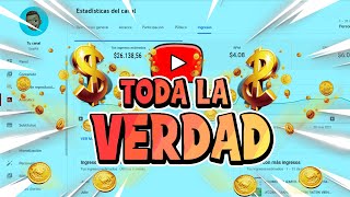 ¿CUANTO DINERO SE GANA EN YOUTUBE 2023?😲 CUANTO GANE EN MI PRIMER MES CON POCOS SUSCRIPTORES 🔥