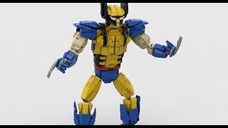 Wolverine Action Figure - Lego MOC