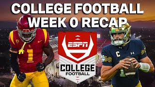 College Football Week 0 Recap & Highlights