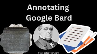 Annotating Google Bard